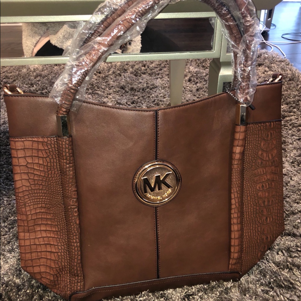 Brown MK purse